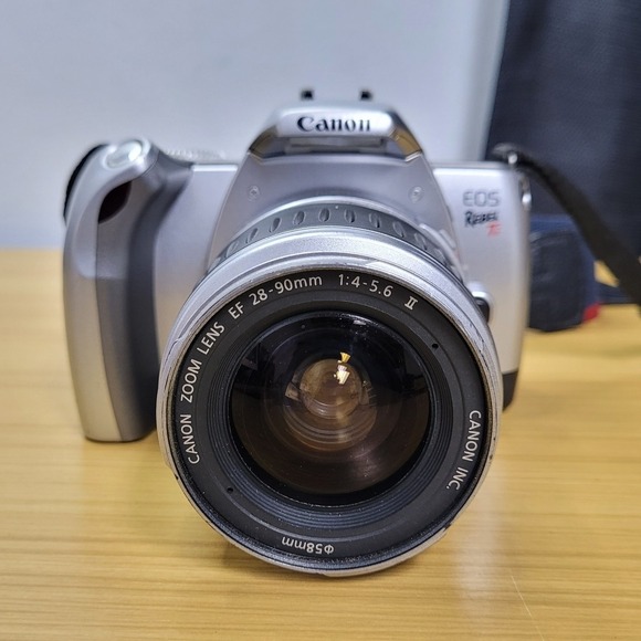 Canon Eos Rebel Ti 35mm SLR Film Camera Zoom Lens Ef 28-90mm 4-5.6 ii Vintage - Picture 1 of 5